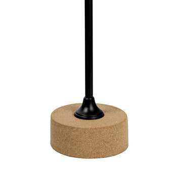 Calix 23.5" Contemporary Minimalist Metal/Cork Round End Table - JONATHAN Y